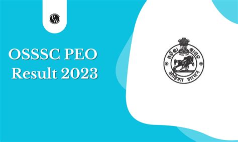 OSSSC PEO Result 2023 Out, PEO And JA PDF, Merit List, Cut Off.